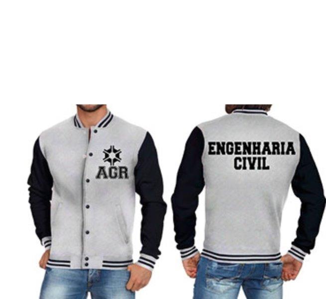 jaqueta college masculina personalizada